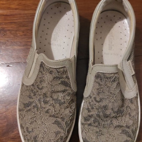 Slip on women's shoes Nero Giardini used, size 37, gray mouse color