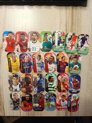 Football Tazos used, sold as a pack