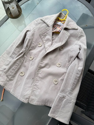 Ysatis women's coat like new, beige