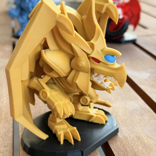 Yu-Gi-Oh The Winged Dragon of Ra figure, 3D printed