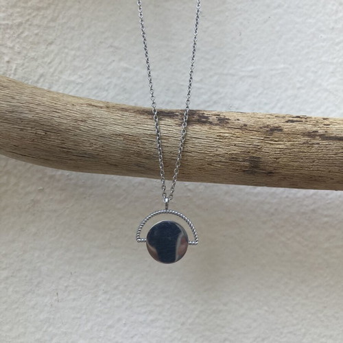 Folli Follie stainless steel necklace, silver