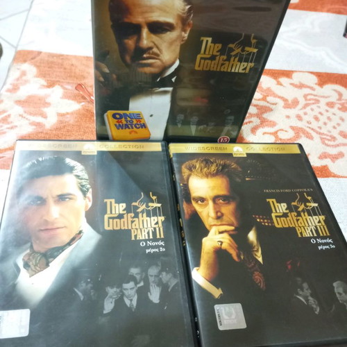 The Godfather DVD Trilogy used with Greek subtitles