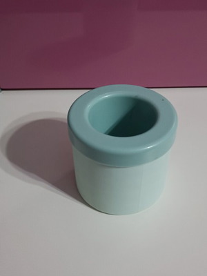 Ice cube tray from flexible material for 100 small square cubes