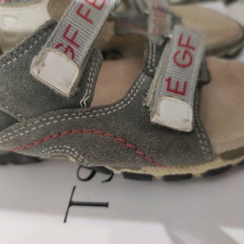 GF FERRE kids sandals used, gray, size 26