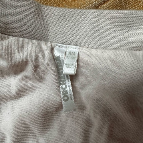 Cotton warm baby sleeping bag with feet for 6 months girl like new