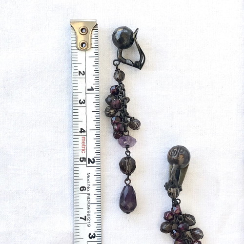 Vintage Donatella Pellini Jewelry Set like new, necklace and clip-on earrings