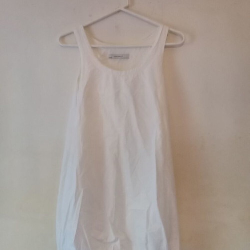 Summer mini dress Zara used, white, size XS