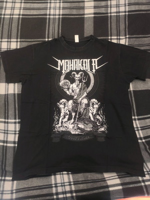 Mahakala Devils Music shirt used, size large, Stedman, black