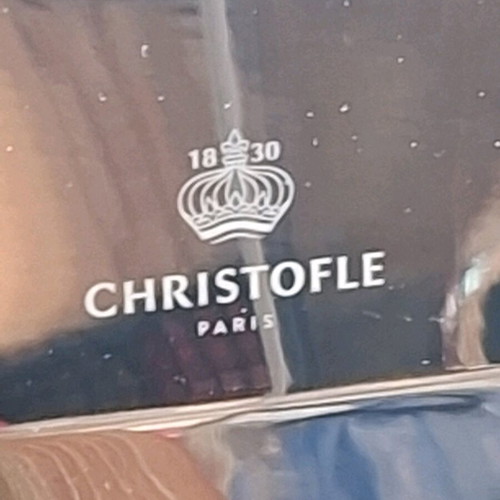 Christofle Concorde flatware holder silver stainless-steel like new