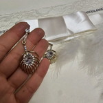 Earrings like new, beautiful