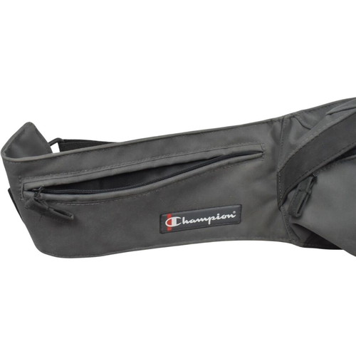 Champion technical waist bag black used, running belt Y2K gorpcore