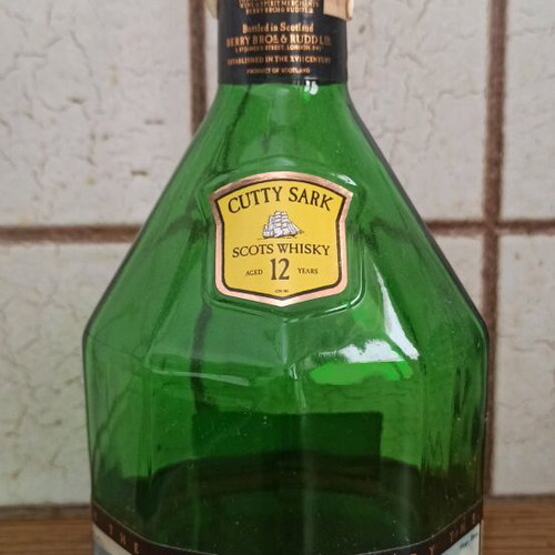 Bottle used from branded company for use or decor