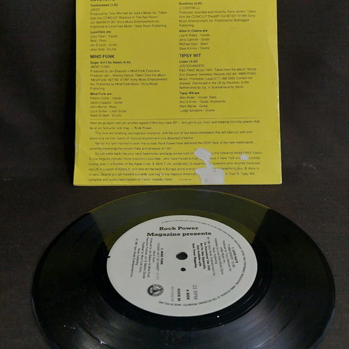 RockPower Love/Hate Alice in Chains Mind Fuck Tipsy Wit vinyl used
