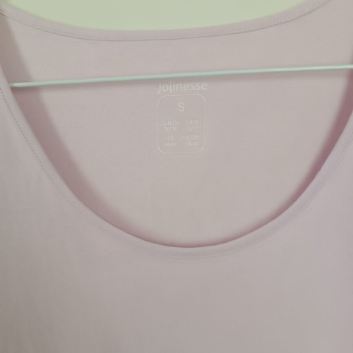 Jolinesse pajama top S like new, soft pink, short sleeve