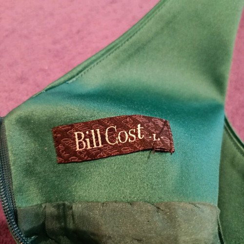 Bill Cost green evening dress like new, size L