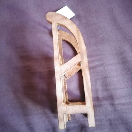 Wooden decorative sleigh new