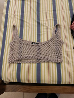 Top like new, gold color, size S / 36 / 8