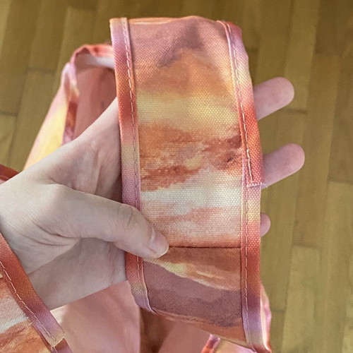 Vichy Nidodileda tote bag, multicolor orange