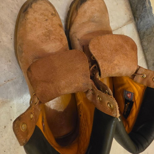 Timberland hiking boots used, size 46, beige
