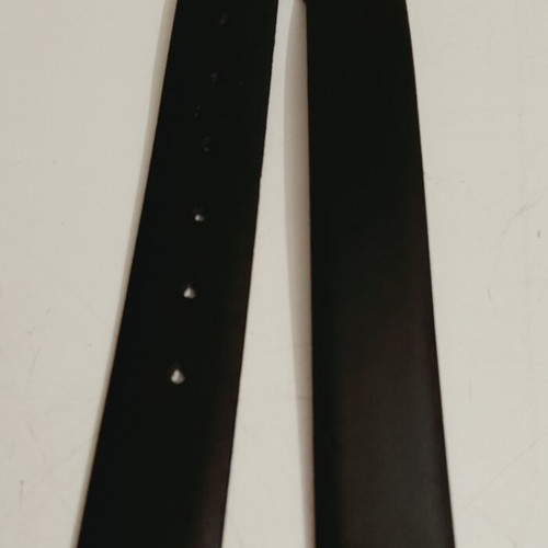 Nino Venturi men's leather belt Vera Pelle like new, black, 110 cm