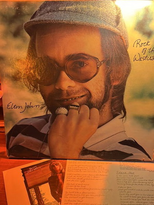 Rock of the Westies album used, Elton John 1975