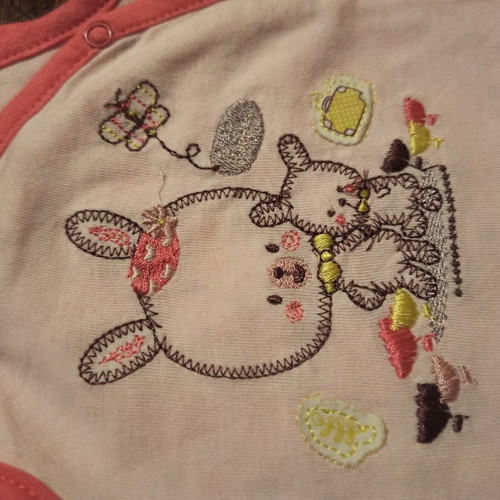 Orchestra baby set used for 1 month with blouse, jacket and romper
