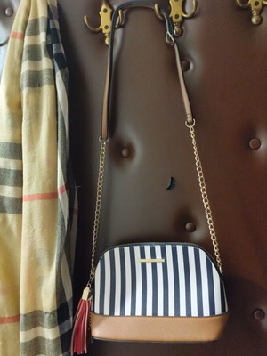 Aldo leather shoulder bag brown new without tag