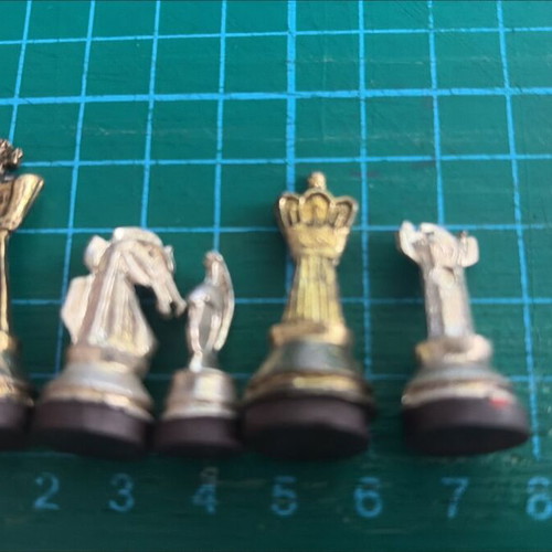 Pampers Chess Set 1981 used, collectible metal pieces