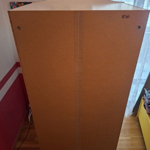 IKEA HENSVIK children's wardrobe, white, 174x75x48 cm