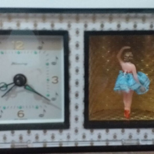 Blessing clock with ballerina used
