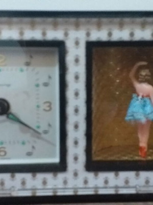 Blessing clock with ballerina used