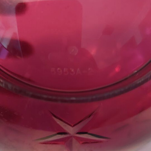 Tupperware Sphere Bowl purple with stars used