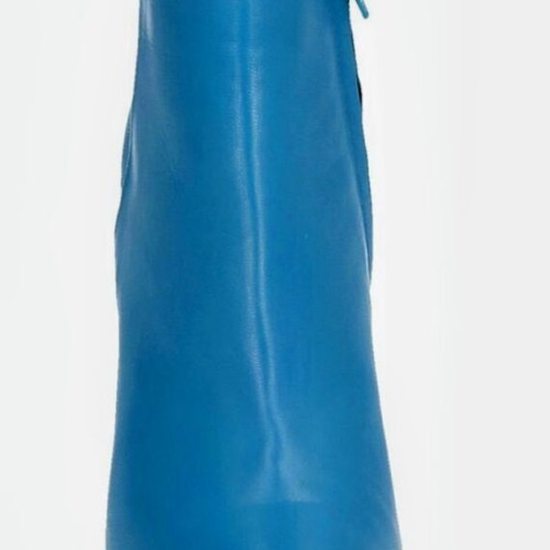 Anna F boots petrol leather size 37 like new