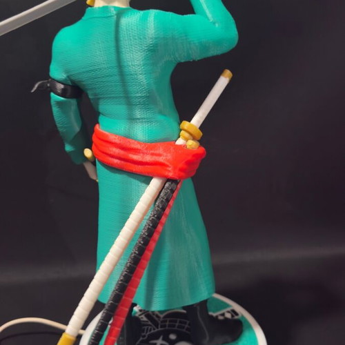 Roronoa Zoro 3D printed figure new, 35 cm