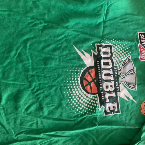Tshirt Panathinaikos Basket Adidas Large 2021 double like new