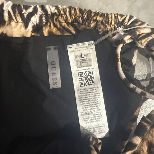 Guess bikini bottom large new, black and brown
