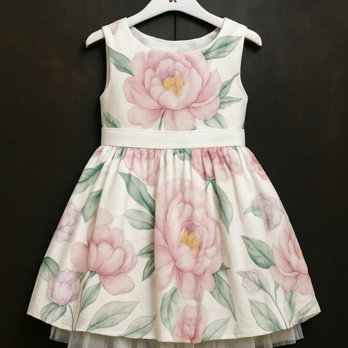 Ingradress festive dress like new, size 110, multicolor
