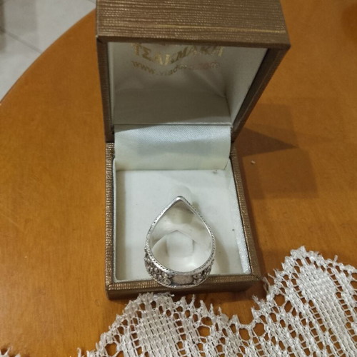 Silver ring 925 like new, solid handmade
