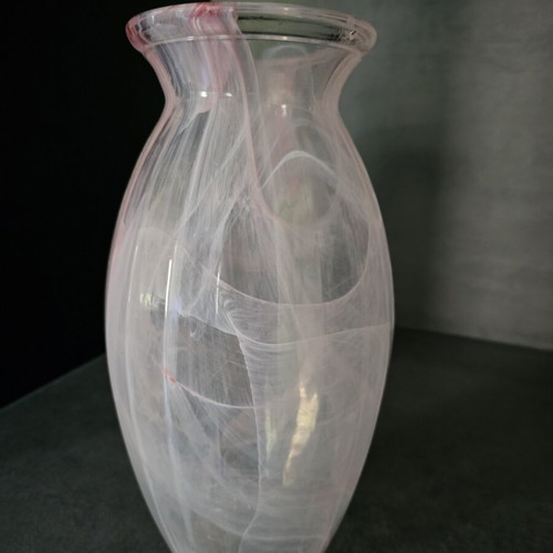 Verteria Lux Operaia Swirl Vase Pink like new
