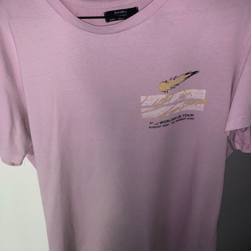 Bershka baby pink t-shirt Small new short sleeve unisex