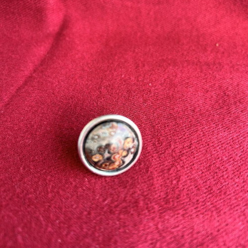 Vintage silver ring with stone like new