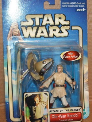 Hasbro Star Wars Attack Of The Clones Obi-Wan Kenobi New