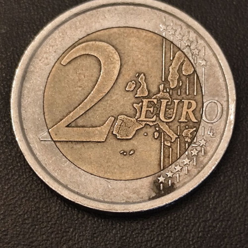 2 Euro Italy 2006 Commemorative Coin used, Torino Winter Olympics