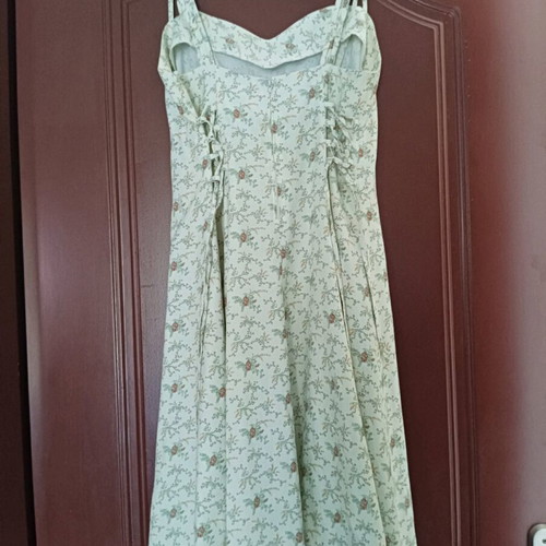 Dress with triple straps like new, colorful, size M