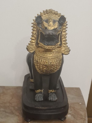 Σιδερένιο επιχρυσωμένο διακοσμητικό 20εκ μεταχειρισμένο