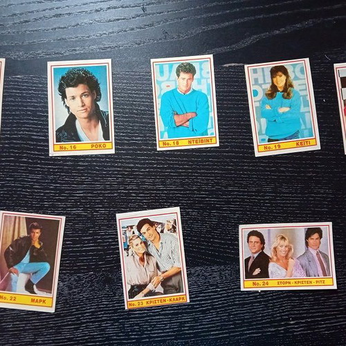Bold and the Beautiful Caroline stickers like new, set of 18
