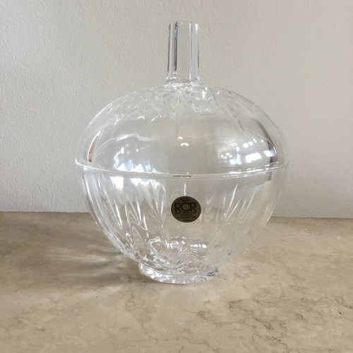 Crystal Candy Dish RCR Royal Crystal Rock new
