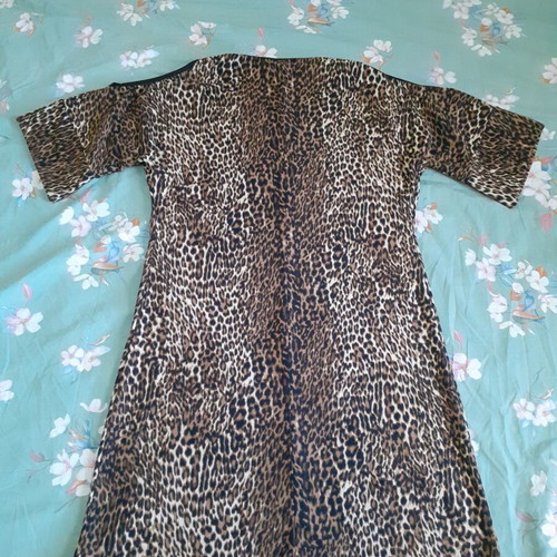Juju dress animal print size S like new, black and brown