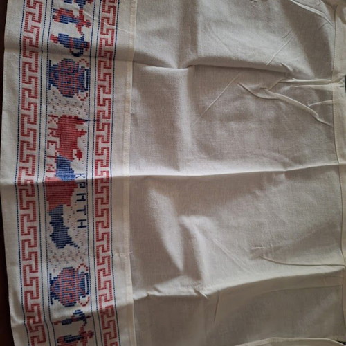 Traditional Cretan woven kitchen apron like new