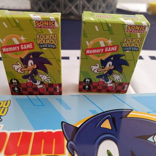 Sonic Prime Action Figures Set with 2 Memory Games and Album Gift